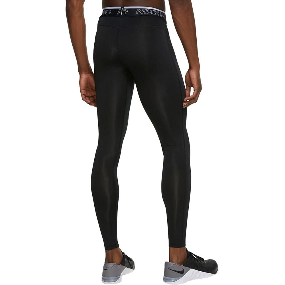 Nike Pro Dri-FIT Men's Tights, Black/White, Large