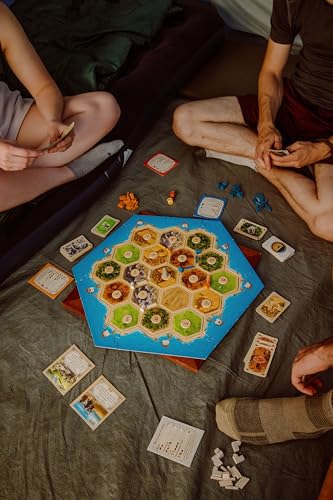 Catan Board Game (Base Game) | Family Board Game | Board Game for Adults and Family | Adventure Board Game | Ages 10+ | for 3 to 4 Players | Average Playtime 60 Minutes | Made by Catan Studio