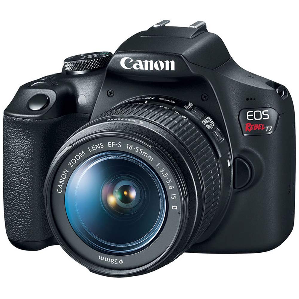 Canon EOS Rebel T7 DSLR Camera with 18-55mm Lens | Built-in Wi-Fi | 24.1 MP CMOS Sensor | DIGIC 4+ Image Processor and Full HD Videos