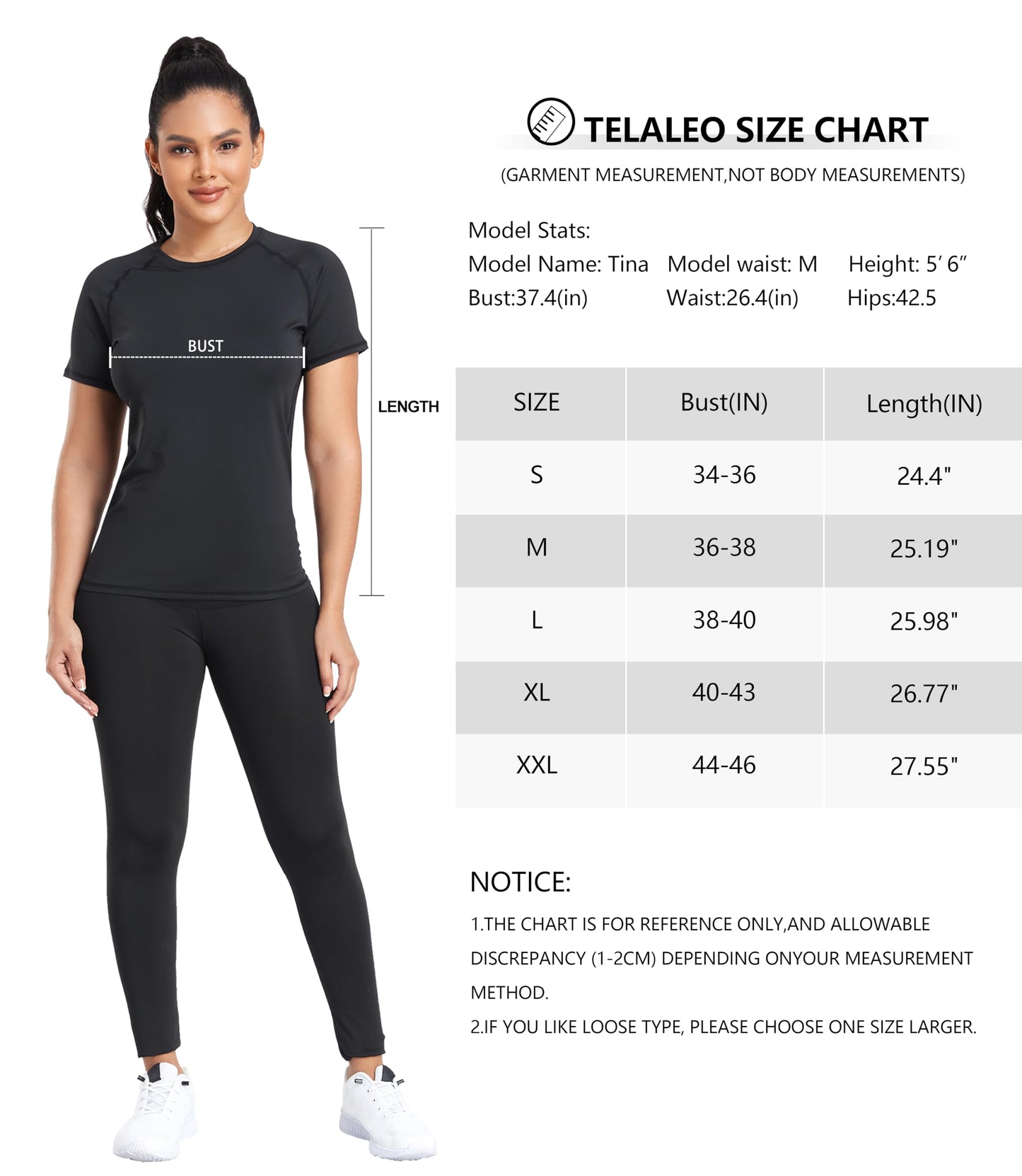 TELALEO 4 Pack Women's Compression Shirt Running Athletic T-Shirts Workout Tops Baselayer Short Sleeve Yoga Gym Sports Gear 2Black/Grey/White S