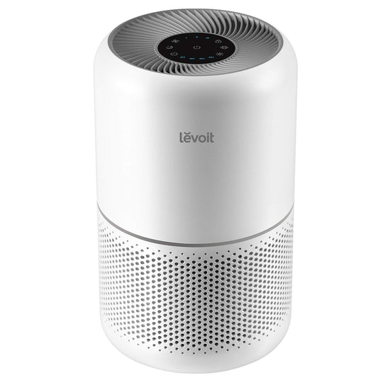 LEVOIT Air Purifier for Home Allergies Pets Hair in Bedroom, Covers Up to 1095 ft² by 56W High Torque Motor, 3-in-1 Filter with HEPA Sleep Mode, Remove Dust Smoke Pollutants Odor, Core300-P, White