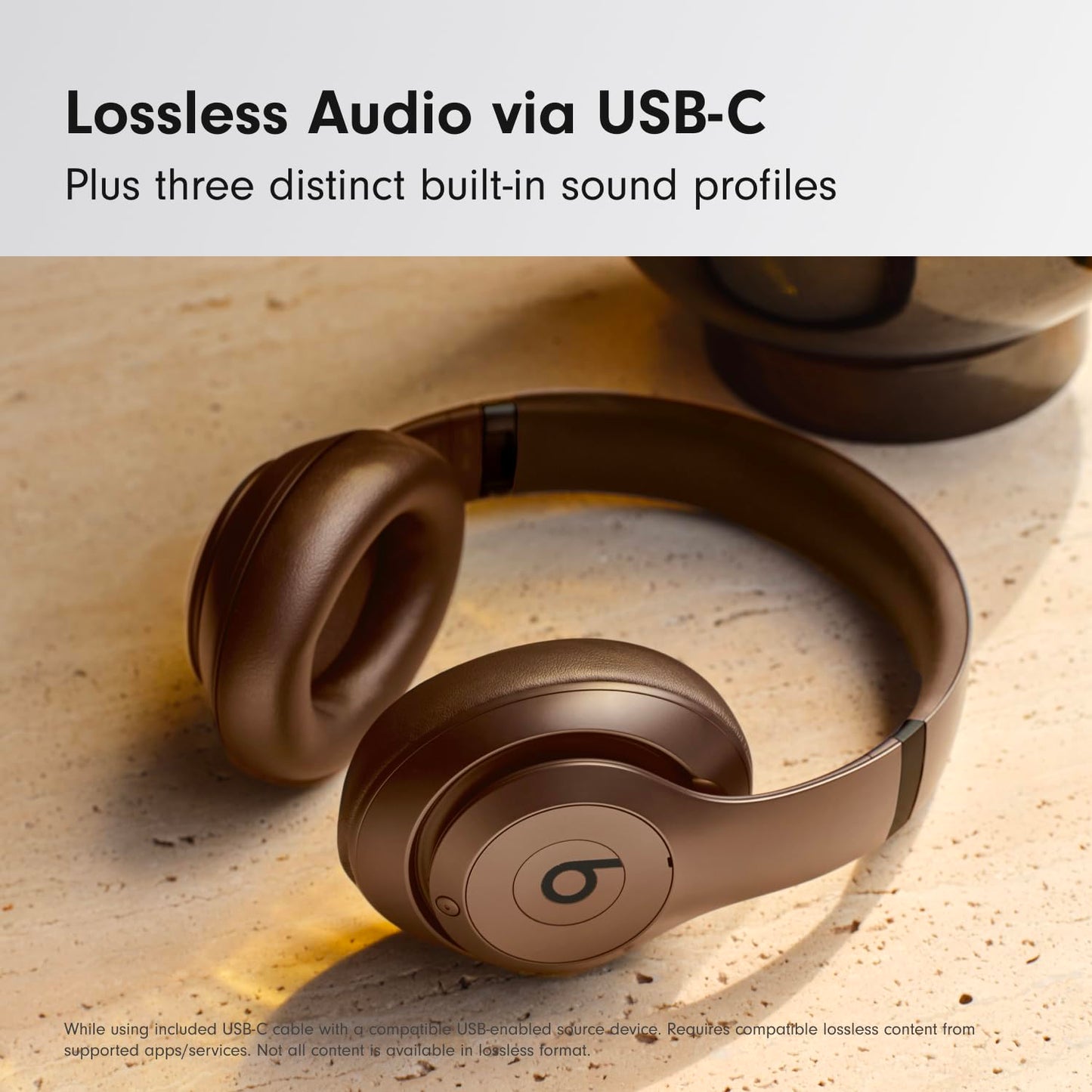 Beats Studio Pro - Wireless Bluetooth Noise Cancelling Headphones - Personalized Spatial Audio, USB-C Lossless Audio, Apple & Android Compatibility, Up to 40 Hours Battery Life - Deep Brown